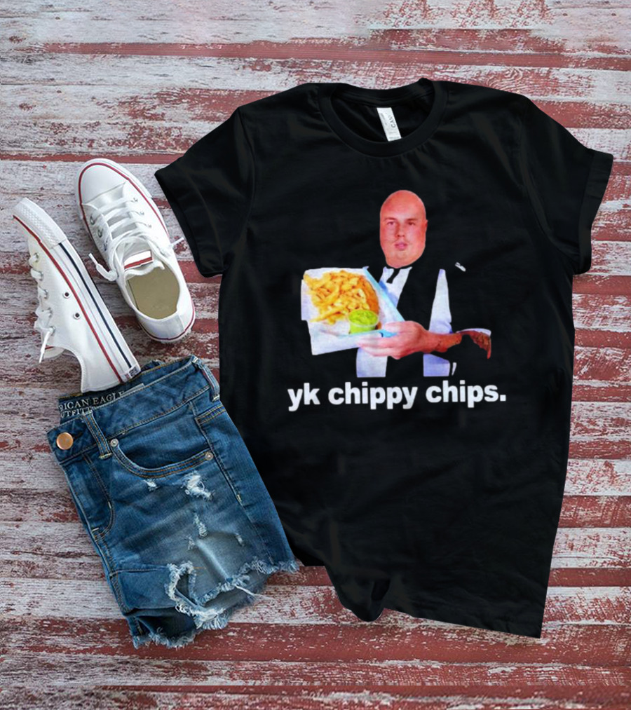 Cole Palmer YK Chippy Chips Dude Holding Fries T-Shirt