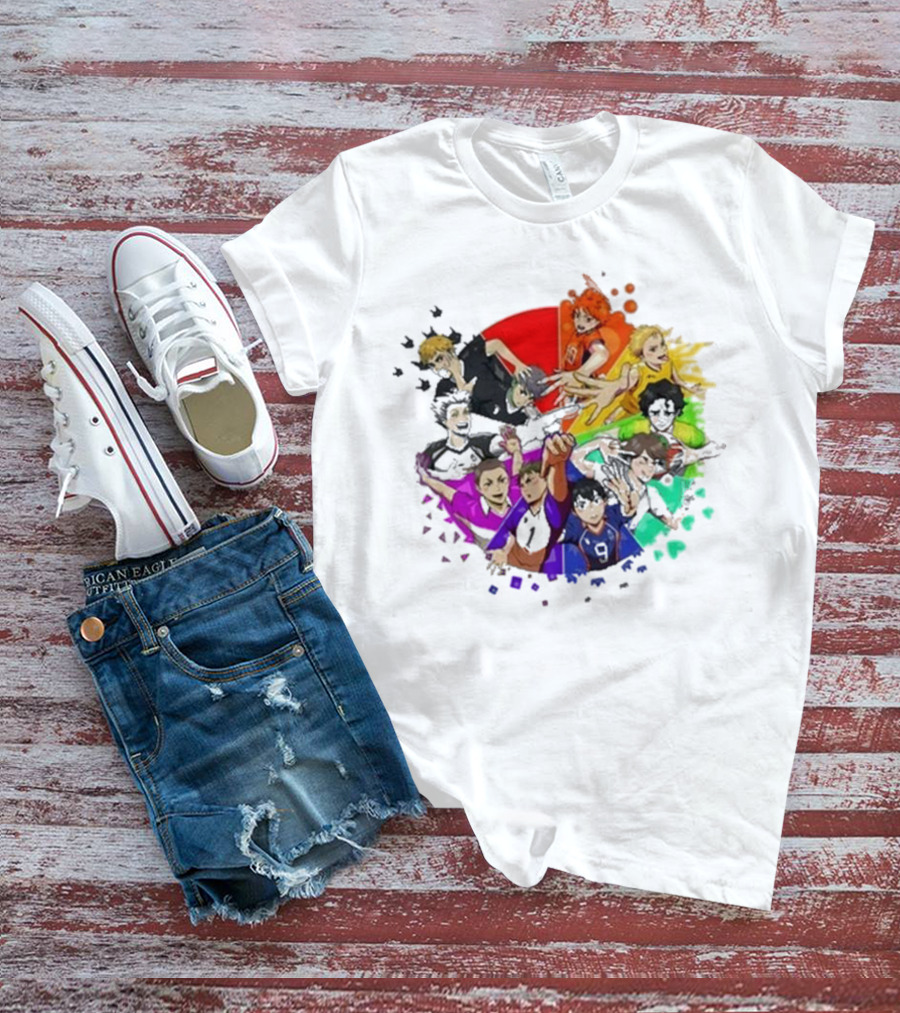 Haikyuu Happy Birthday To The Miya Twins Volleyball Team T-Shirt