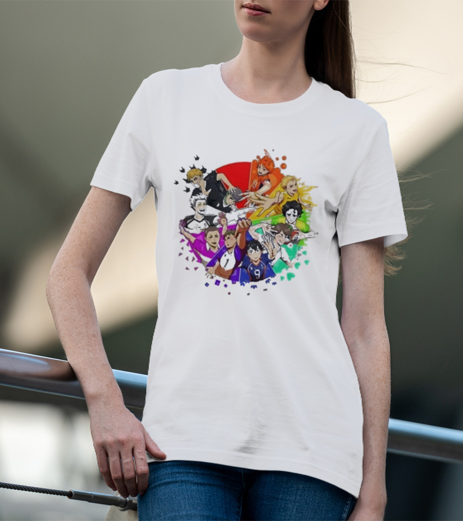 Haikyuu Happy Birthday To The Miya Twins Volleyball Team T-Shirt