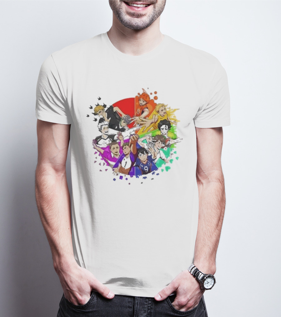 Haikyuu Happy Birthday To The Miya Twins Volleyball Team T-Shirt