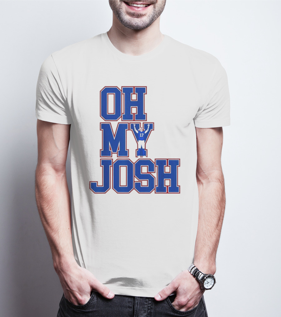 Oh My Josh Buffalo Bills Josh Allen Number 17 Football Player T-Shirt