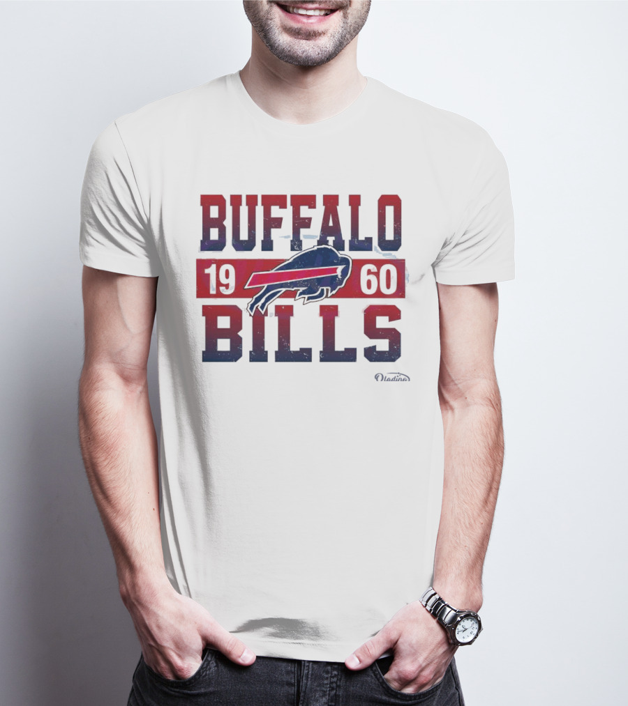 Buffalo Bills 1960 Retro Vintage Football Logo New Era T-Shirt