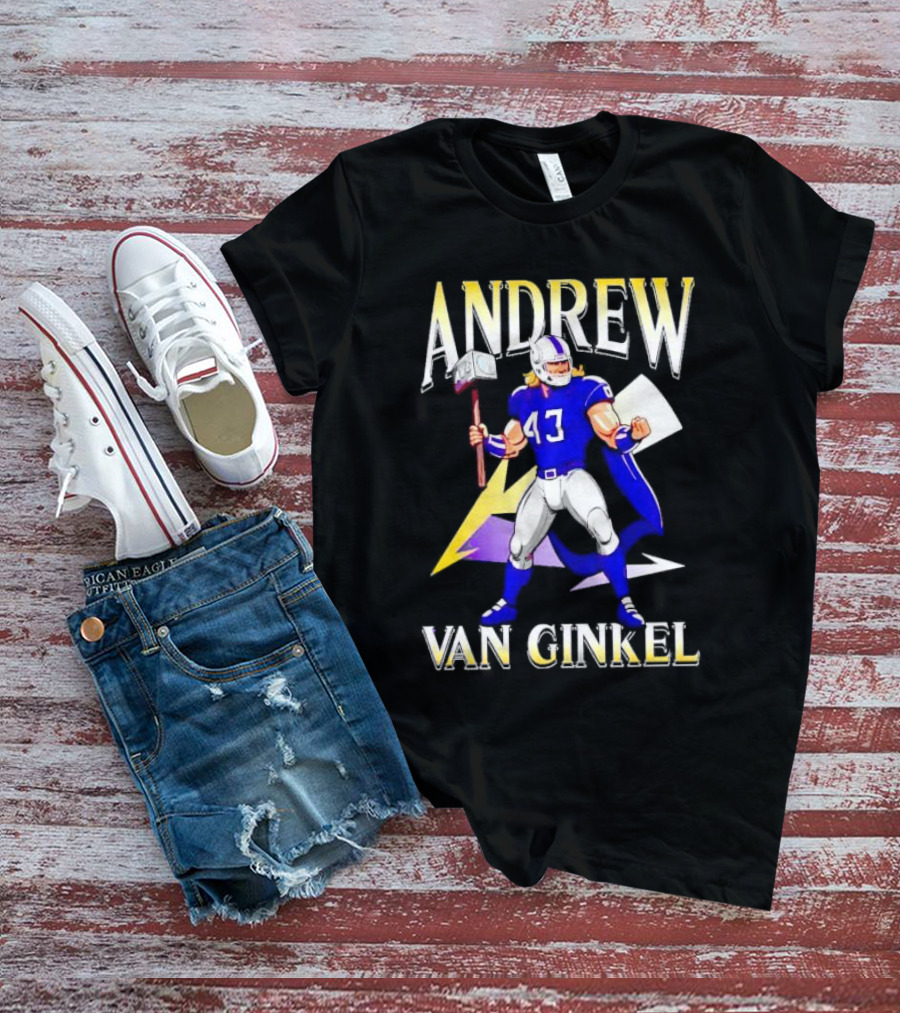 Andrew Van Ginkel Thor-Inspired Minnesota Vikings Crossover T-Shirt