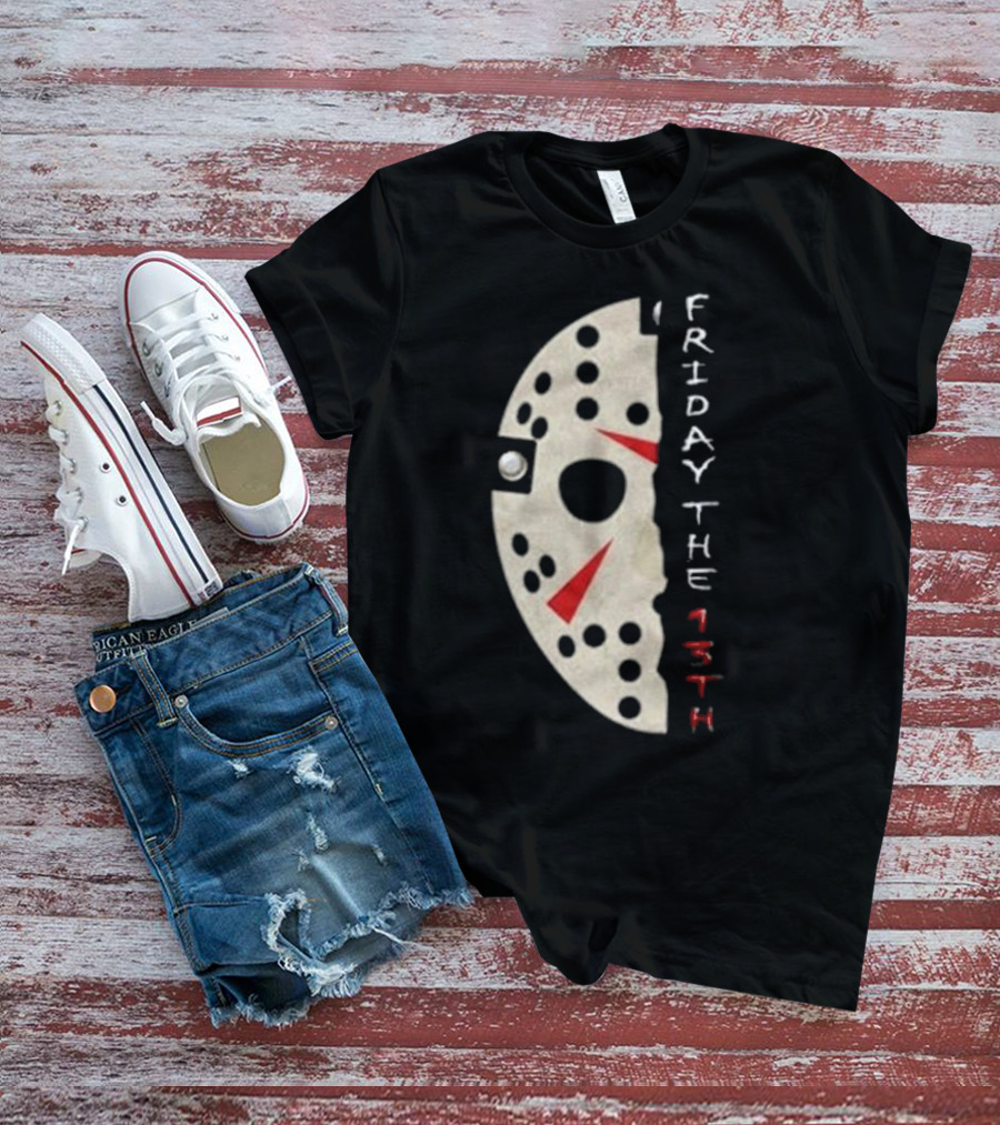 Jason Voorhees Mask Friday The 13th Vintage T-Shirt