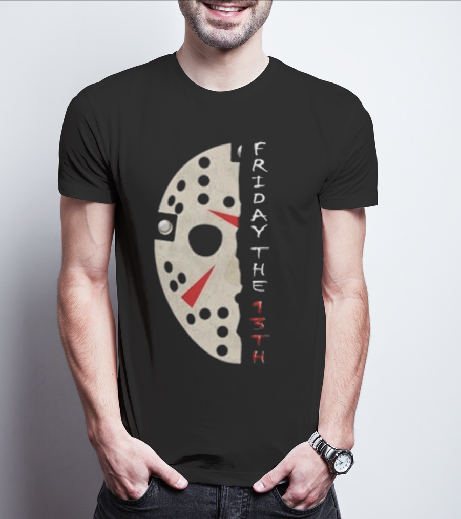Jason Voorhees Mask Friday The 13th Vintage T-Shirt