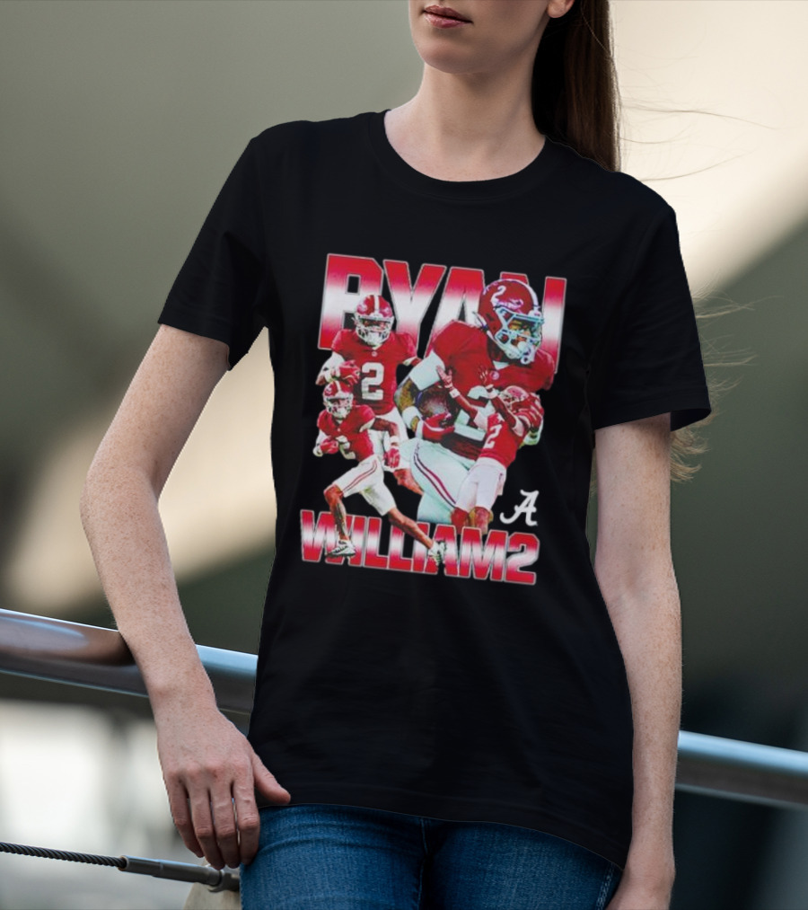 Ryan Williams Alabama Crimson Tide Football Collage T-Shirt