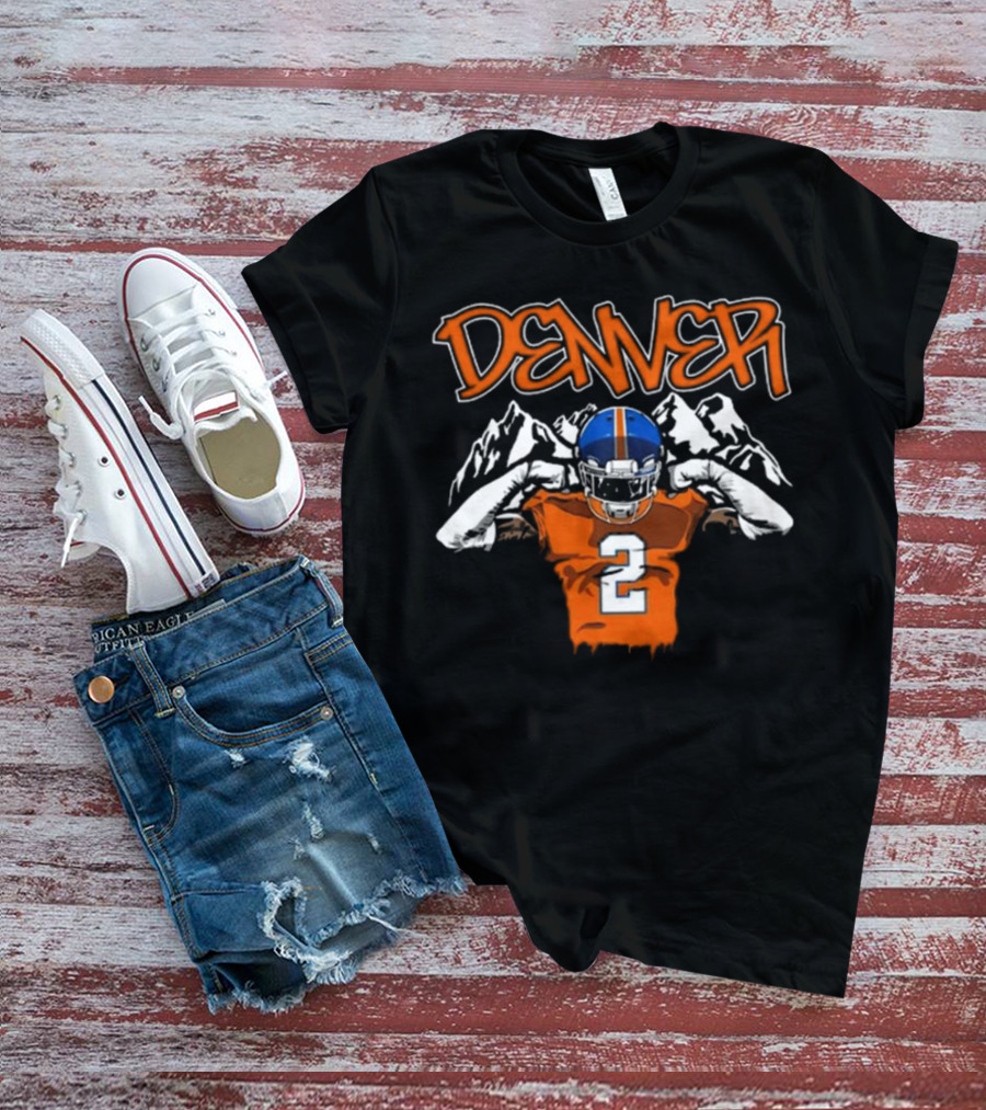Denver Pat Surtain II Number 2 Football T-Shirt