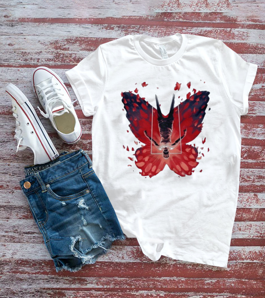 Silent Hill 2 Coicted Form Red Butterfly T-Shirt