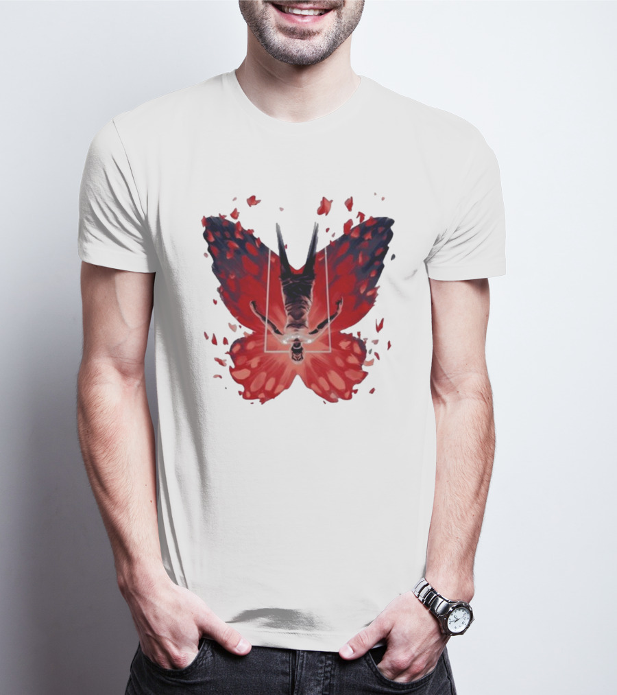 Silent Hill 2 Coicted Form Red Butterfly T-Shirt