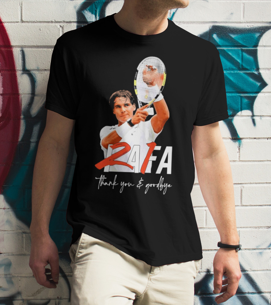 Rafa Nadal Thank You And Goodbye Tennis T-Shirt