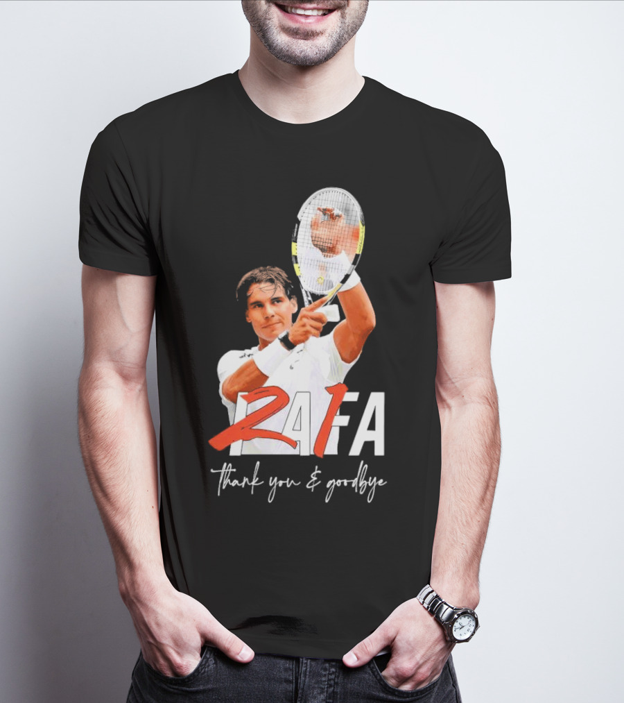 Rafa Nadal Thank You And Goodbye Tennis T-Shirt