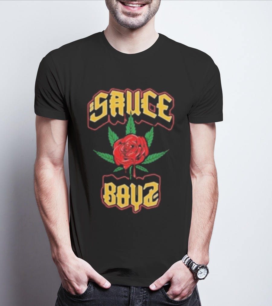 Sauce Boyz Rose Eladio Carrión Merch T-Shirt