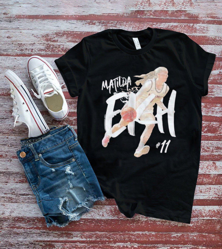 Matilda Ekh #11 Virginia Tech Hokies Basketball Player T-Shirt