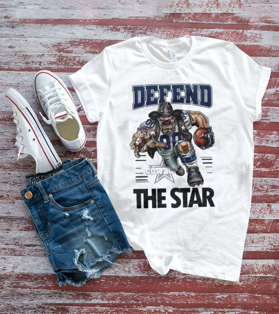 Dallas Cowboys Defend The Star Football Warrior T-Shirt