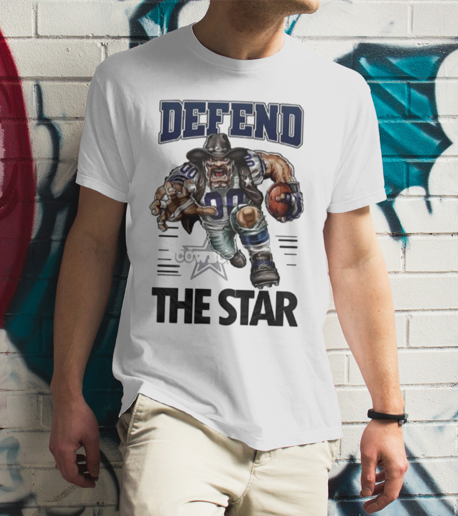 Dallas Cowboys Defend The Star Football Warrior T-Shirt
