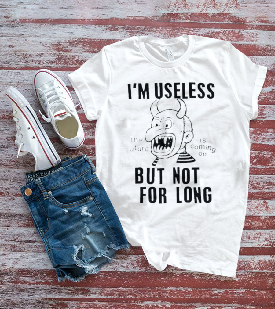 Gorillaz Lowlvl I’m Useless But Not For Long The Future Is Coming On Demon Face T-Shirt