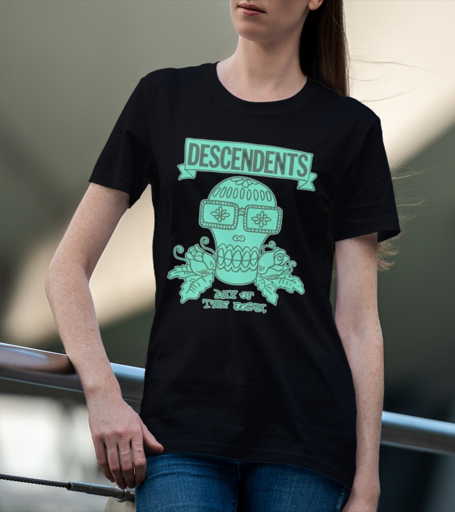 Descendents Day Of The Dork Skull And Roses T-Shirt