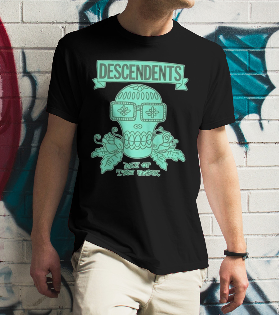Descendents Day Of The Dork Skull And Roses T-Shirt