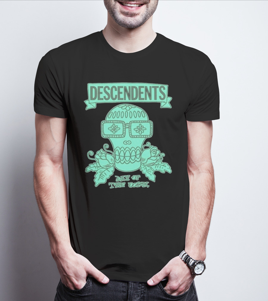 Descendents Day Of The Dork Skull And Roses T-Shirt
