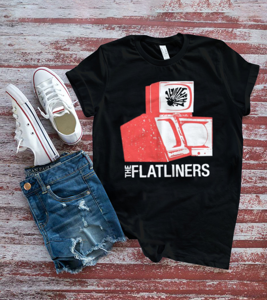 The Flatliners Stacked Static Television Screens T-Shirt