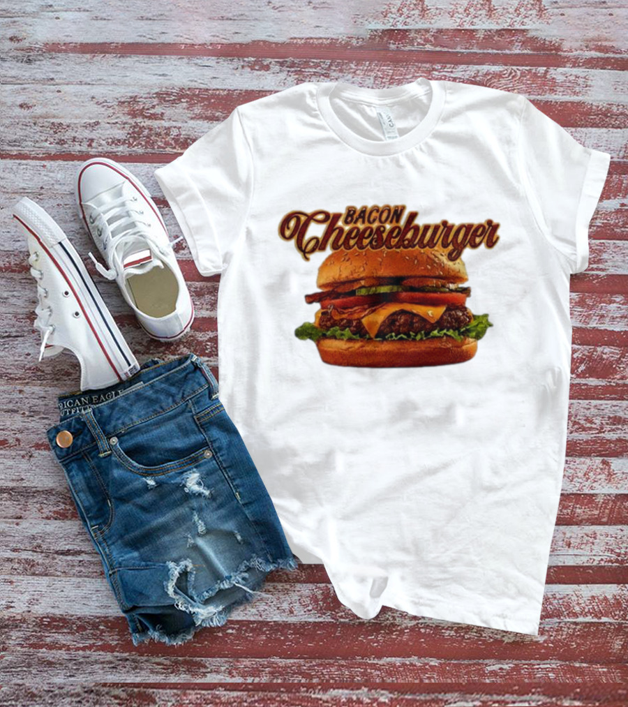 Bacon Cheeseburger Classic Stack T-Shirt