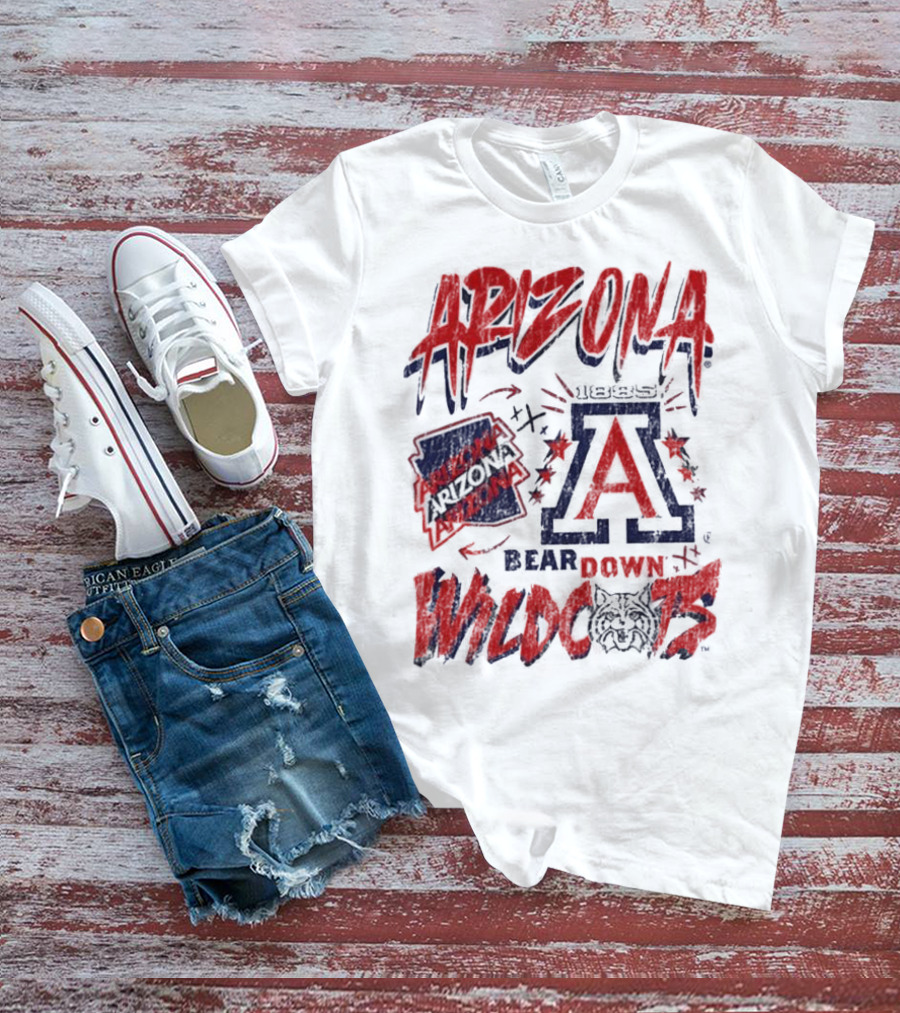 Arizona Wildcats 1885 Bear Down Wildcats T-Shirt