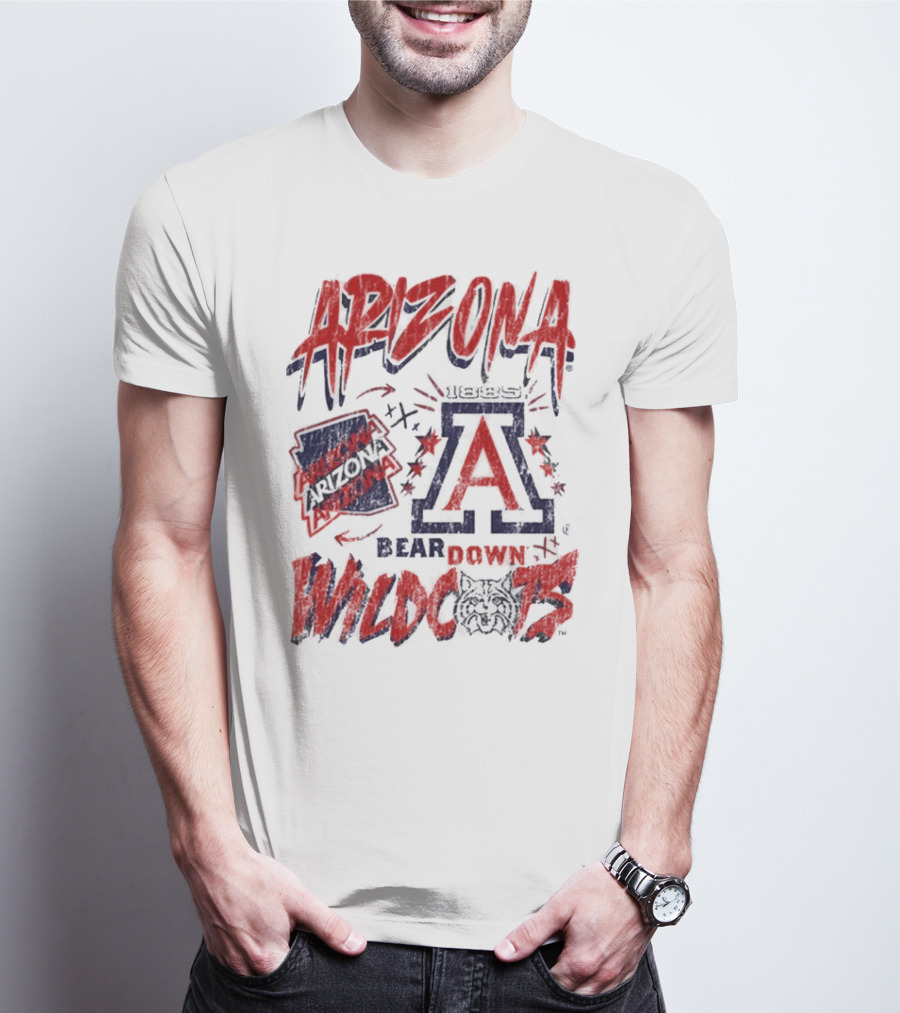 Arizona Wildcats 1885 Bear Down Wildcats T-Shirt