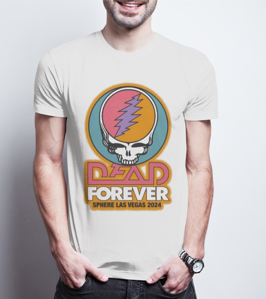 Dead And Company Dead Forever Skull Sphere Las Vegas T-Shirt