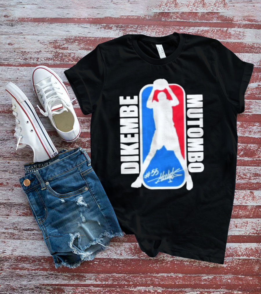 Dikembe Mutombo #55 Signature NBA T-Shirt