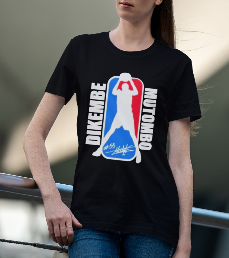 Dikembe Mutombo #55 Signature NBA T-Shirt