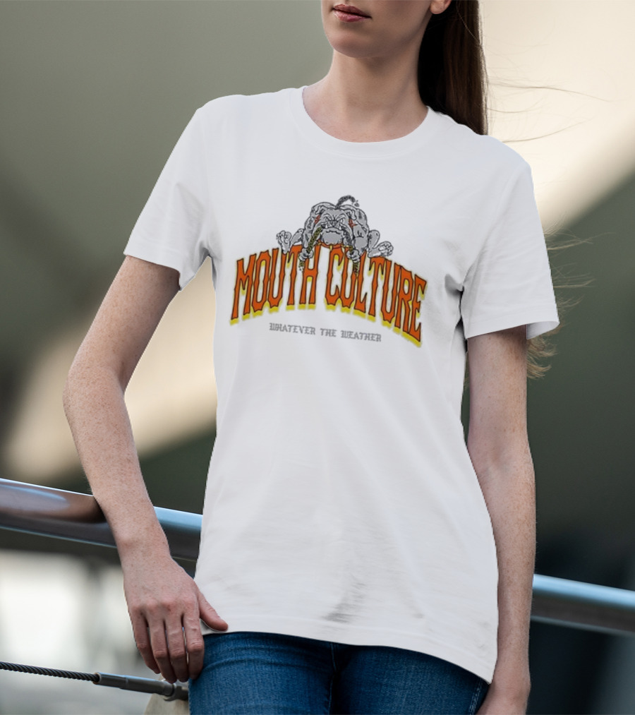 Mouth Culture Whatever The Weather Bulldog T-Shirt
