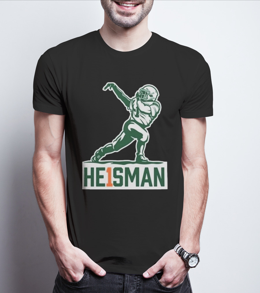 Cam HE1SMAN Football Heisman Pose T-Shirt