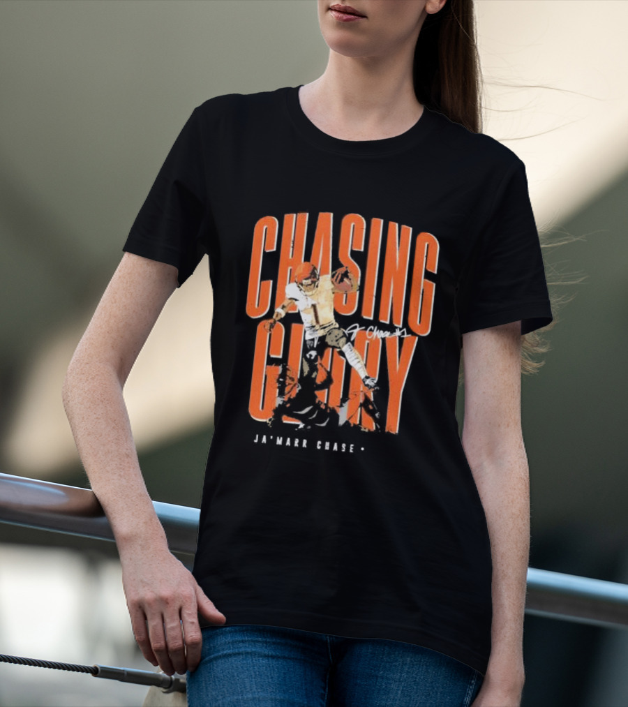 Chasing Glory Ja’Marr Chase Cincinnati Bengals Signature T-Shirt