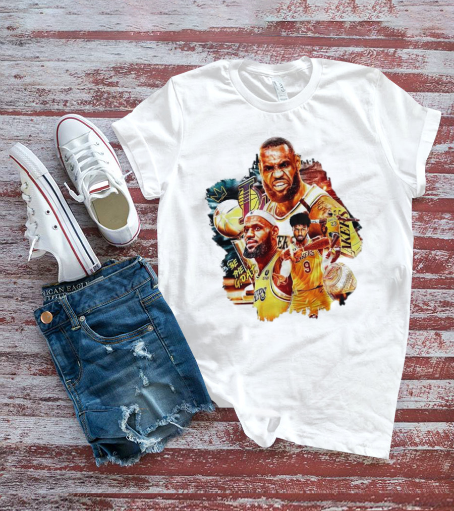 Lebron James Bronny James Lakers Be The Goat T-Shirt