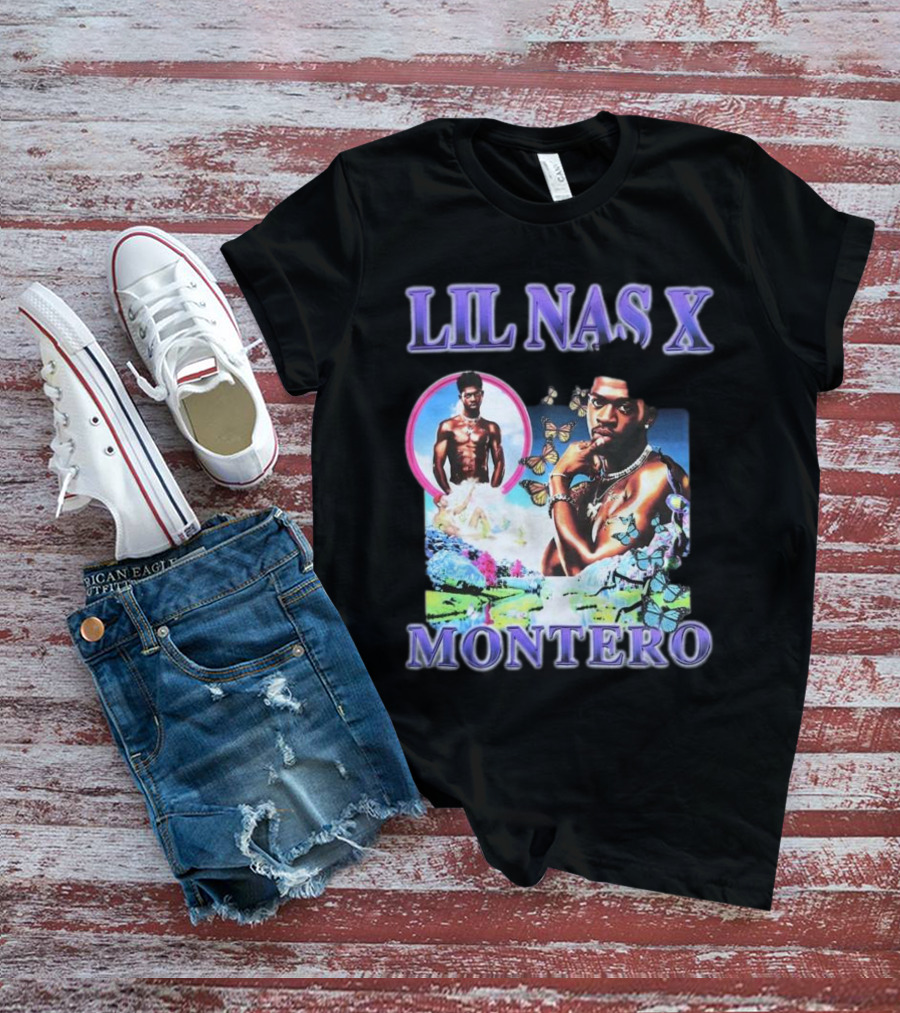 Lil Nas X Montero Butterflies Surreal T-Shirt