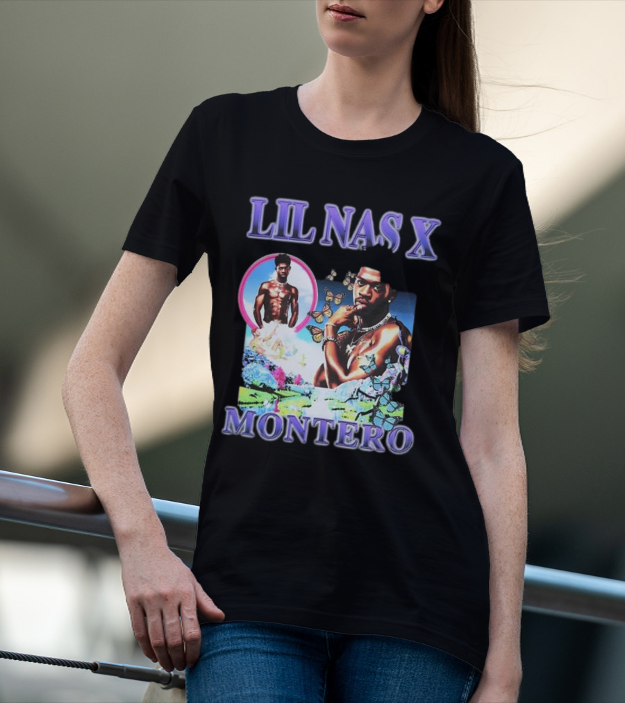 Lil Nas X Montero Butterflies Surreal T-Shirt