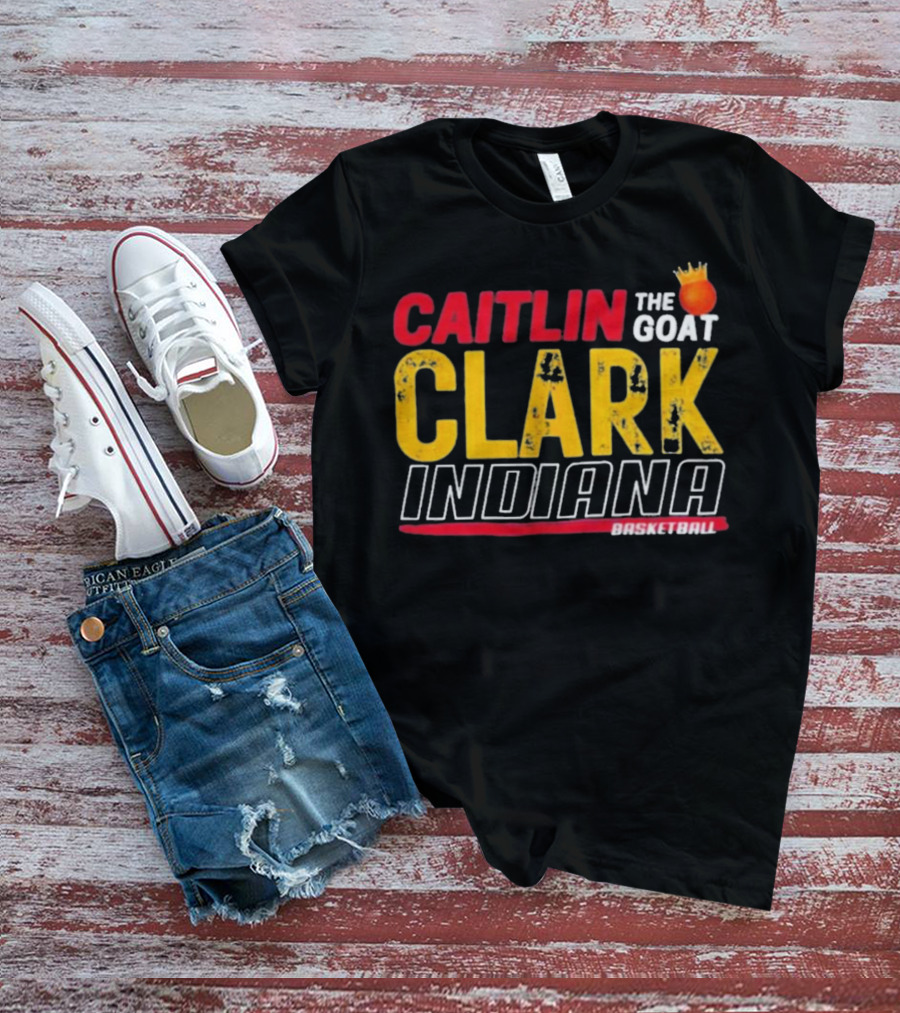 Caitlin Clark The Goat Indiana Basketball T-Shirt