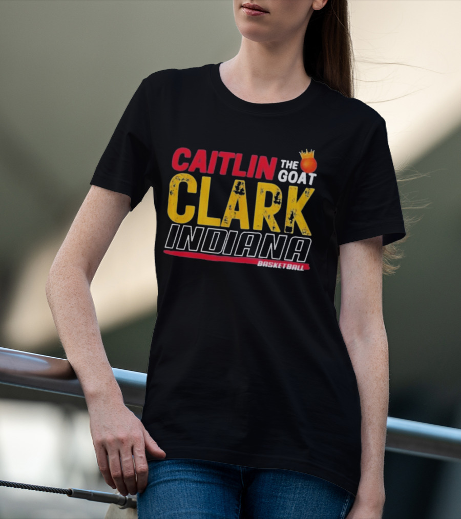 Caitlin Clark The Goat Indiana Basketball T-Shirt