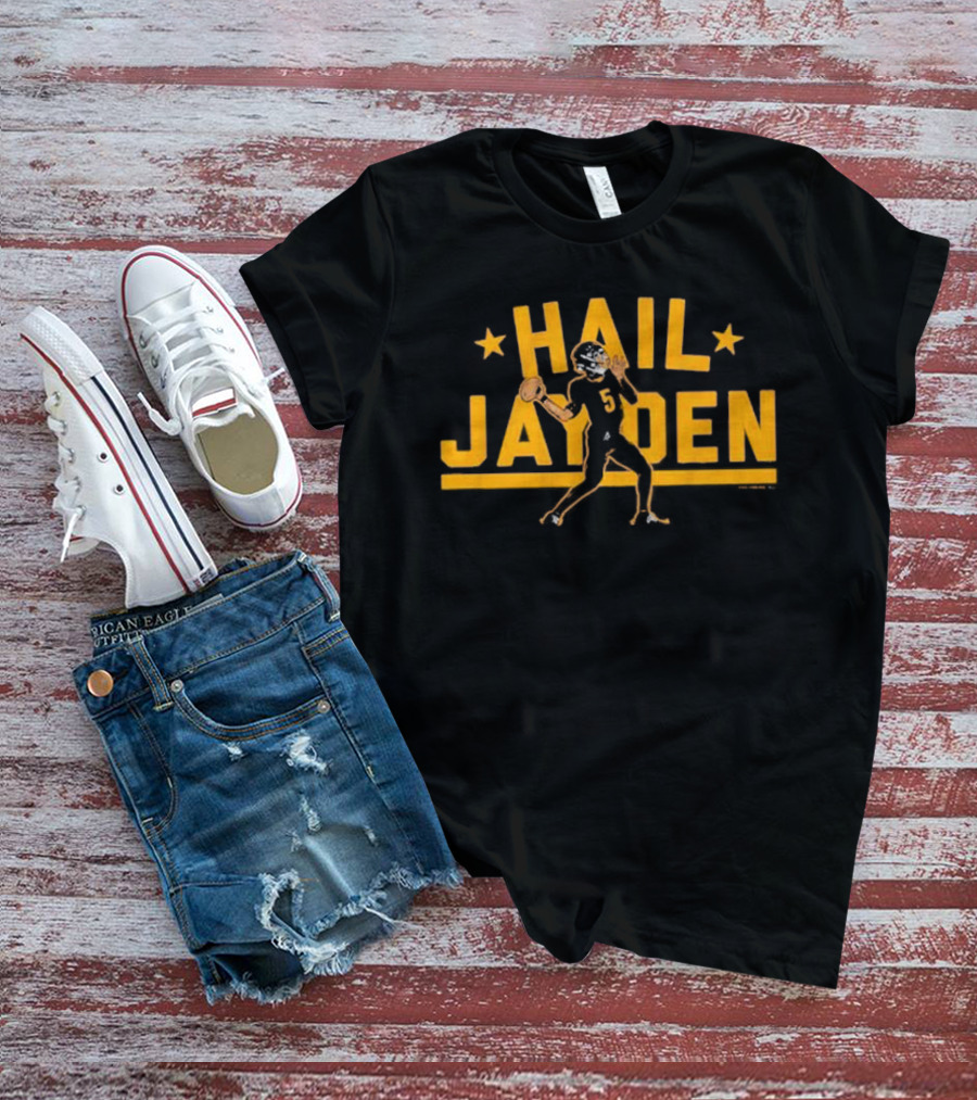 Hail Jayden Daniels Football Washington Commanders T-Shirt