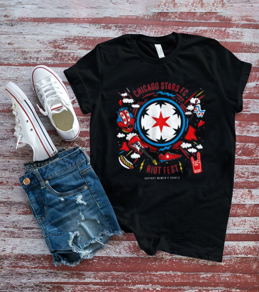Chicago Stars FC Riot Fest Support Women's Sports T-Shirt