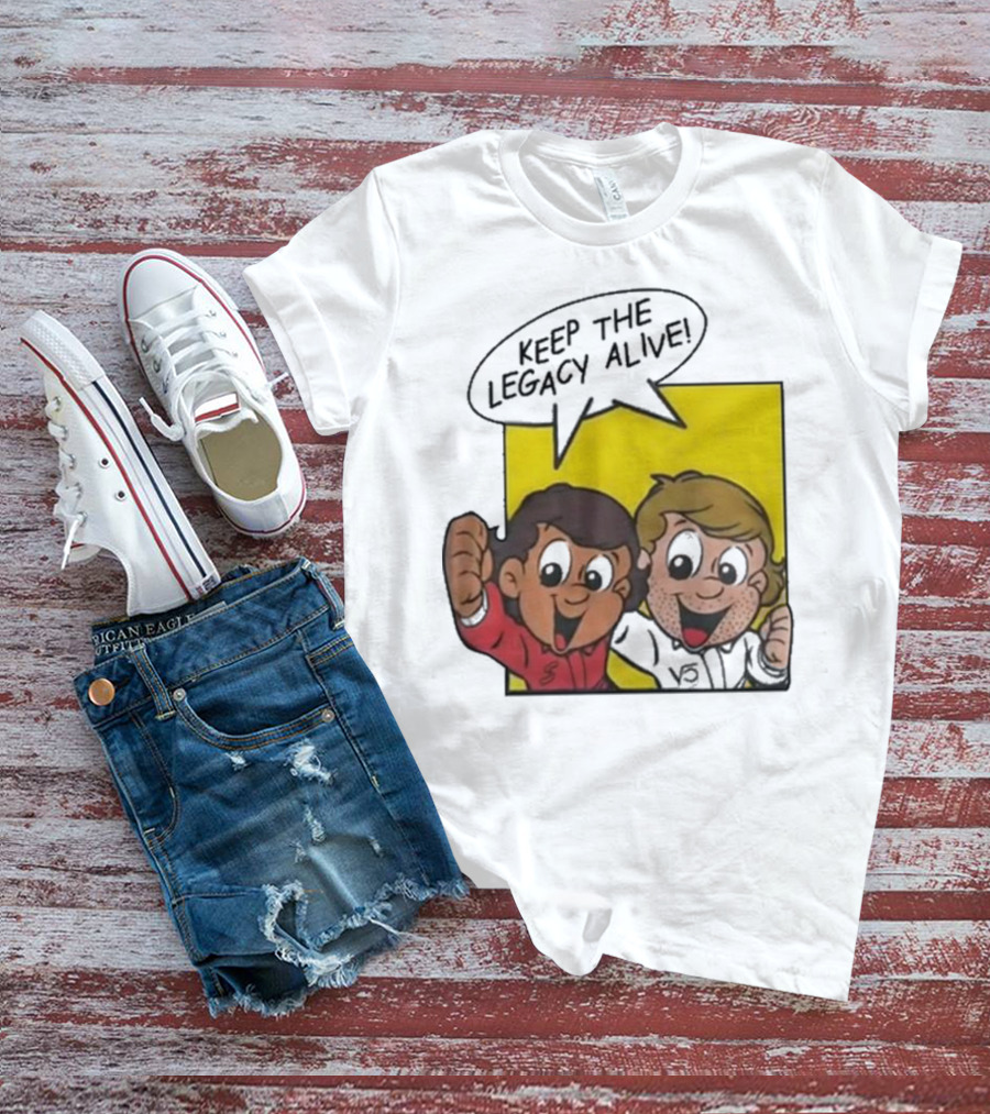 KEEP THE LEGACY ALIVE Boys Characters Speech Bubble T-Shirt