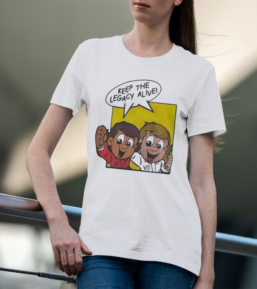 KEEP THE LEGACY ALIVE Boys Characters Speech Bubble T-Shirt