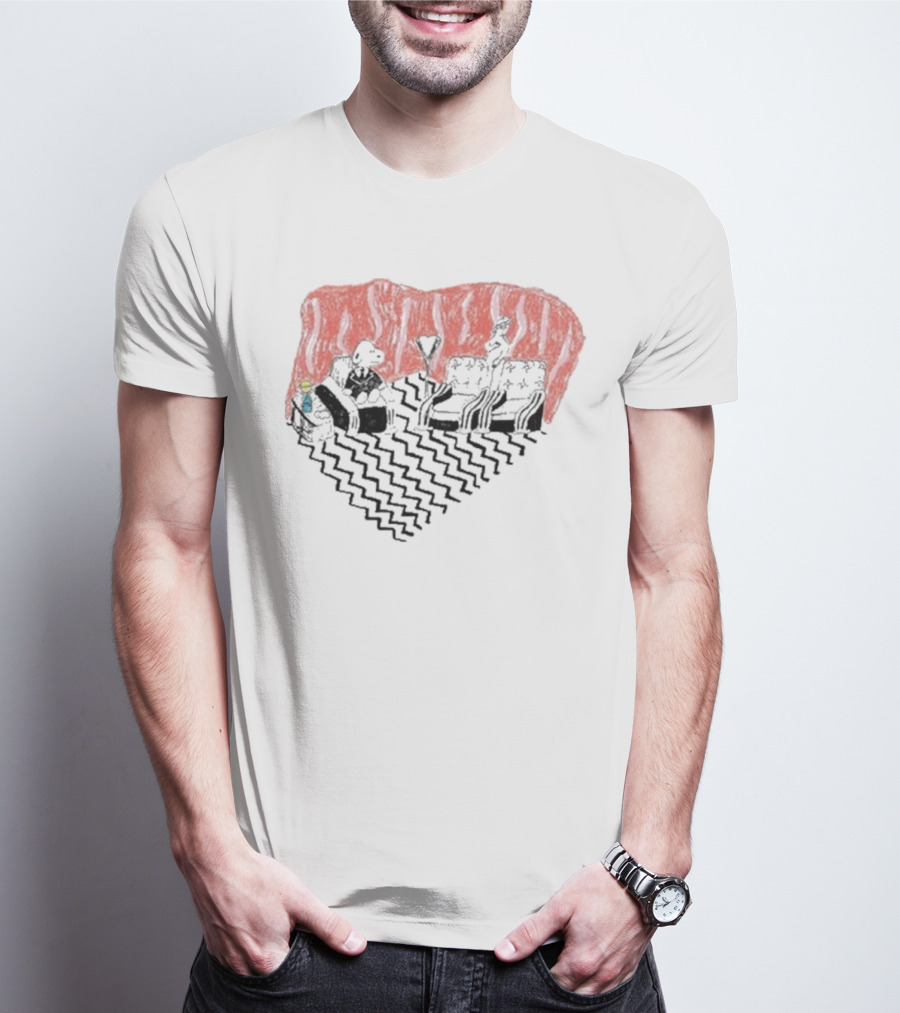 Sandw1tch Dale Snooper Twin Peaks Zigzag Room Scene T-Shirt