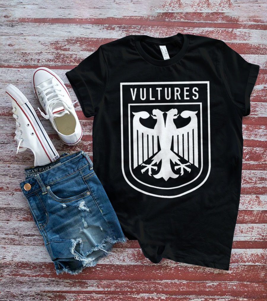 Yeezy Vultures Double-Headed Eagle Emblem T-Shirt