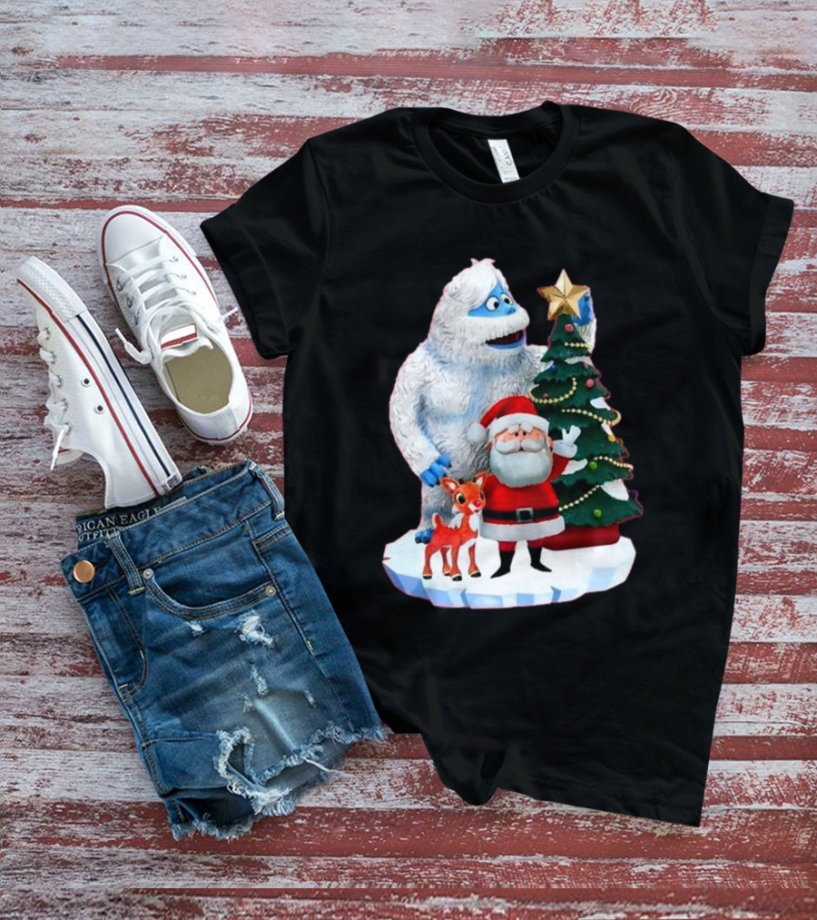 Bumble Rudolph Santa Christmas Tree Exclusive Rudolph The Red Nosed Reindeer T-Shirt