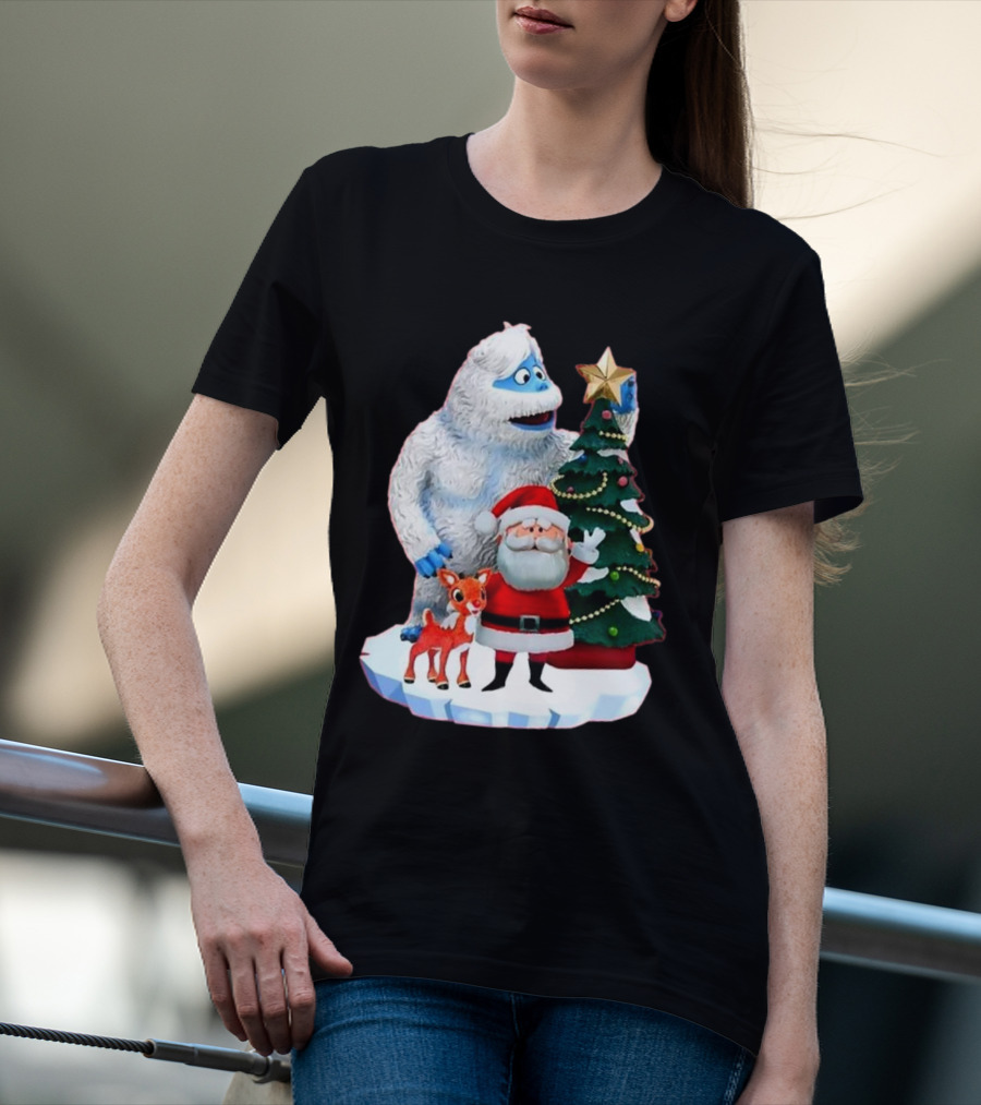 Bumble Rudolph Santa Christmas Tree Exclusive Rudolph The Red Nosed Reindeer T-Shirt