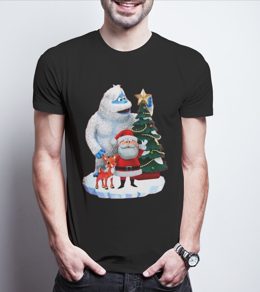 Bumble Rudolph Santa Christmas Tree Exclusive Rudolph The Red Nosed Reindeer T-Shirt