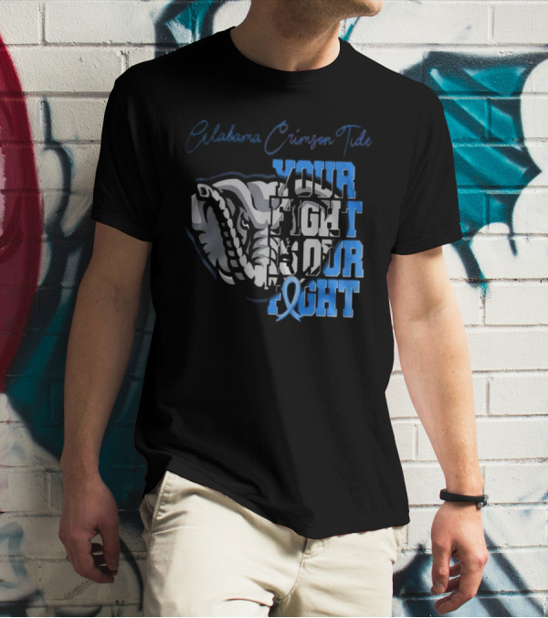Alabama Crimson Tide Your Fight Is Our Fight Diabetes Awareness T-Shirt