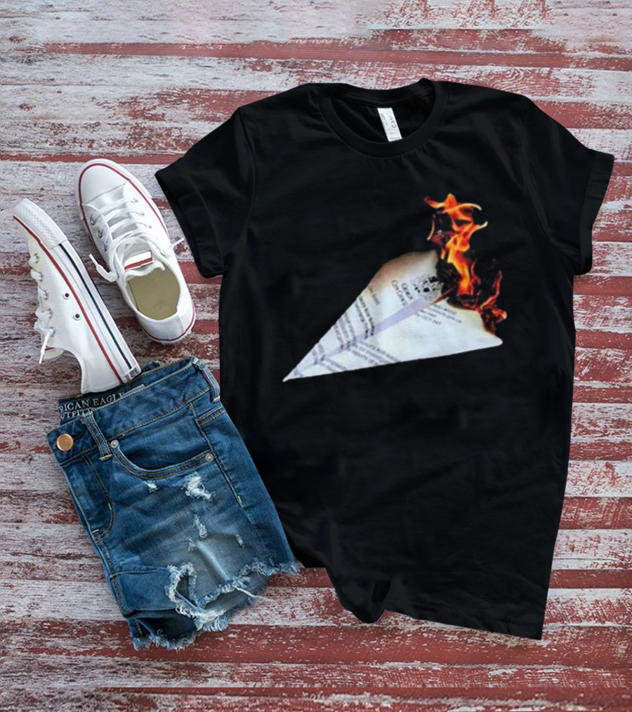 Lovejoy Band Burning Paper Plane Nuisance T-Shirt