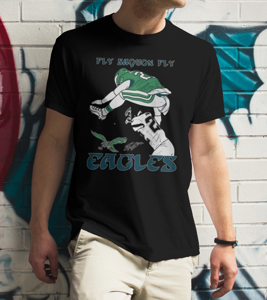 Fly Saquon Fly Eagles T-Shirt